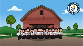 Family Guy  Amish Barn Building 4K [upl. by Noraj115]