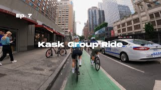 Kask Helmets NYC Group Ride [upl. by Enaujed]