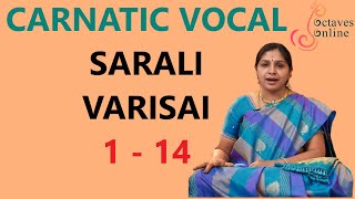 Sarali Varisai  1  14 All three speeds [upl. by Tchao284]