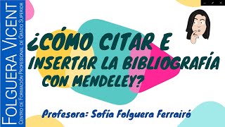 Cómo citar con Mendeley [upl. by Nnylodnewg]