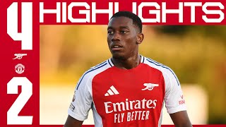 HIGHLIGHTS  Arsenal vs Manchester United 42  Under 21s  Edwards 2 Rosiak ButlerOyedeji [upl. by Mariska]