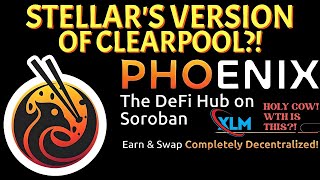 ⚠️STELLAR XLM  IS SOROBANS PHOENIX STELLARS VERSION OF CLEARPOOL XLM [upl. by Janna]