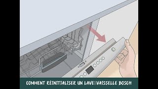 Comment réinitialiser un lave‐vaisselle Bosch [upl. by Atolrac]