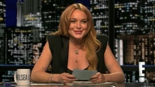 Lindsay Lohan Hosting Chelsea Lately  First Look [upl. by Athalla]