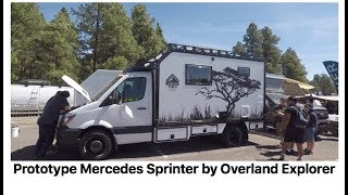 Prototype Mercedes Sprinter RV by Overland Explorer Overland Expo 2018 [upl. by Ludeman728]