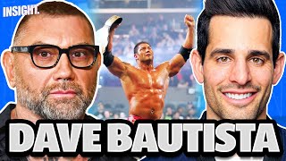 Dave Bautista On Recent Weight Loss Triple H Iconic Theme Music WWE Hall Of Fame Evolution [upl. by Hillari894]