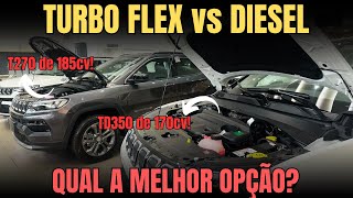 COMPASS DIESEL vs COMPASS T270  QUAL A MELHOR OPÇÃO [upl. by Rahsab524]