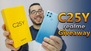 Realme C25Y  Giveaway  مراجعة قنبلة ريلمي الاقتصادي c25y [upl. by Daisi]