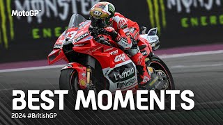 Best MotoGP™ Moments 🔥  2024 BritishGP [upl. by Hultgren]