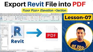 Revit Tutorials  Export Revit To PDF Format  Revit Architecture [upl. by Nurat]