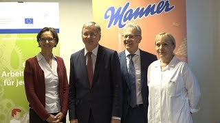 Sozialminister zu Besuch im MannerWerk in Wolkersdorf [upl. by Newlin]