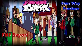 FNF Sayori vs tord Four way fracture Friday Night Funkin فرايدي نايت فانكين 🎤 [upl. by Lemrahc483]