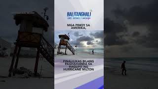 Hurricane Milton nanalasa sa Mexico Inaasahang tatama sa Florida USA shorts  Balitanghali [upl. by Leroy]