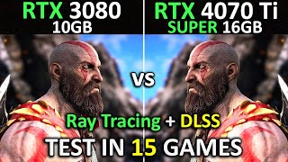 RTX 3080 vs RTX 4070 Ti SUPER  Test in 15 Games  1440p amp 4K2160p  Worth Upgrading 🤔  2024 [upl. by Madriene]