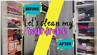 Cleaning My Messy Wardrobe  Cleaning time  Lets get started 💪cleaningmywardrobe dimlvlog [upl. by Yeldud410]