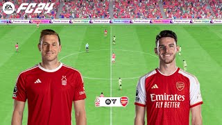 FC 24  Nottingham Forest vs Arsenal  English Premier League 202324  PS5™ Gameplay [upl. by Ashley701]