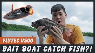 Is it possible to catch fish easily with a Flytec V500 bait boat [upl. by Carmelle877]