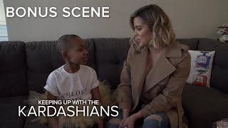 KUWTK  Khloé Kardashian Visits Cancer Patient Hailey Cordova  E [upl. by Ittam666]