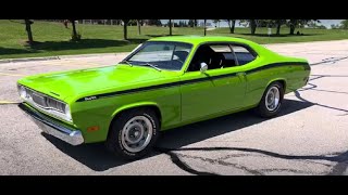 SOLD  1971 Plymouth Duster 340 4 Speed for sale at Pentastic Motors [upl. by Brace]