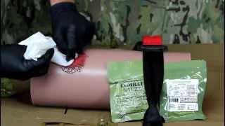 Quik Clot Combat Gauze  Directions For Use training [upl. by Jorgenson804]