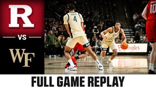 Rutgers vs Wake Forest Full Game Replay  202324 ACC Mens Basketball [upl. by Ramoh456]