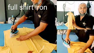 shirt per press kaise karehow to iron a shirtironing shirt [upl. by Anialeh]