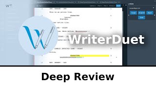 WriterDuet Deep Review [upl. by Grani]