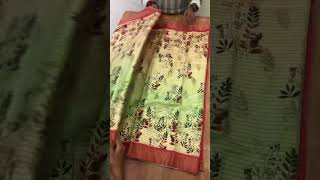 Tussar silk saree14009393174747💞💕💕plzz subscribe frndz🙏🙏 [upl. by Yetti]