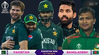 Pakistan vs Bangladesh World Cup 2023 Full Match Highlights PAK vs BAN WC Full Match Highlights [upl. by Bryce71]