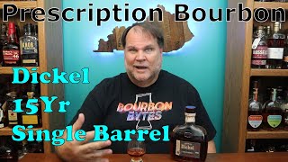 Dickel 15 Year Single Barrel Tennessee Whiskey Review bourbon [upl. by Anohr576]