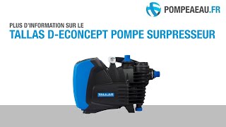 Tallas DECONCEPT Pompe surpresseur [upl. by Alexa]