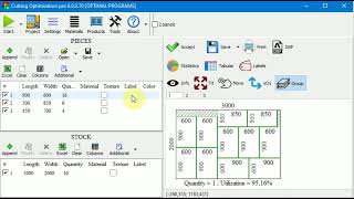 Cutting Optimization pro 6 beta v60070 [upl. by Ivey597]