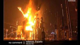 Las Fallas Festival in Valencia Spain [upl. by Santini]