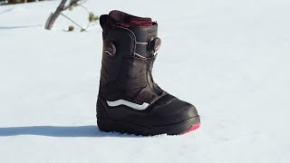 Vans Verse 2024 Snowboard Boots Blue Tomato Product Review Dominik Wagner [upl. by Sivek254]