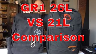 GORUCK GR1 26L vs 21L [upl. by Cates333]