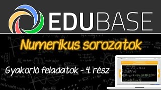 Numerikus sorozatok határérték számítása  gyakorló feladatok 4 rész [upl. by Trevorr881]