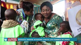 La premiere Dame Denise Nyakeru Tshisekedi en visite à lHôpital de Panzi [upl. by Harpp]