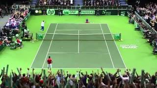 Davis Cup Radek Štěpánek  Nicolas Almagroposlední míček [upl. by Neb88]