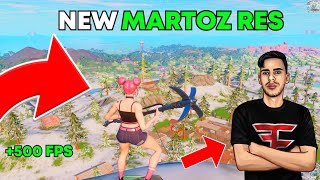 How To Get FaZe Martozs NEW BEST Stretched Resolution In Fortnite Chapter 3 1656x1080 [upl. by Warms]