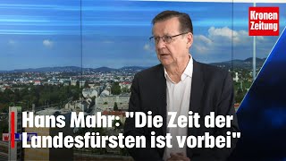 Hans Mahr nach KärntenWahl „Zeit der Landesfürsten ist vorbei“  kronetv NACHGEFRAGT [upl. by Eneja]