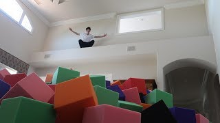 INDOOR FOAM PIT IN THE NEW HOUSE INSANE  FaZe Rug [upl. by Nerrak564]