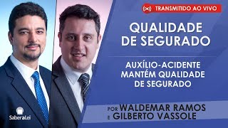 O segurado que recebe apenas o auxílioacidente mantém a sua qualidade de segurado [upl. by Cruz]