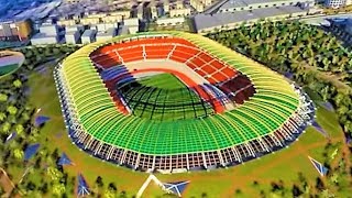 BLIDA MUSTAPHA TCHAKER STADIUM REBUILDING TO 35 OOO SEATS اللي عندو فيديوهات عن منطقتو يبعثهالي كي [upl. by Bashuk740]