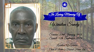 Funeral Tribute Service Of Winston Sandy [upl. by Jermayne]