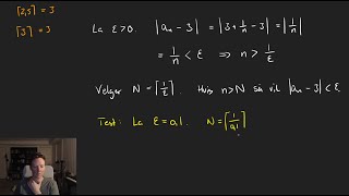 Eksempel epsilonNbevis av konvergens TMA4100 Matematikk 1 NTNU [upl. by Marga395]