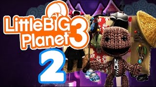 LITTLE BIG PLANET 3 🧶 2 Über Newtons Luftschiff zur SticksieVilla [upl. by Nnaacissej]