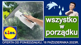 LIDL  Nowa Oferta od Poniedziałku 16102023  Domowe Porządki [upl. by Akinyt910]