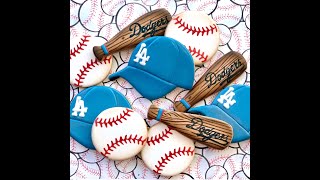 Sugar Cookie Tutorial Baseball Hat [upl. by Eynahpets58]