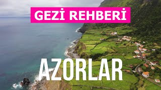 4k çözünürlükte Azor Adaları Portekiz Azorlar gezilecek yerler [upl. by Siurad7]