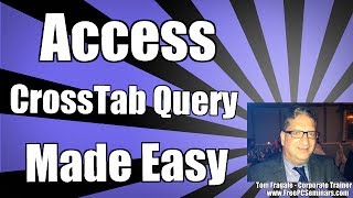 Access Crosstab Query In Access 2007 2010 2013 2016  Summary Reports Access 2010 Tutorial [upl. by Nydia]